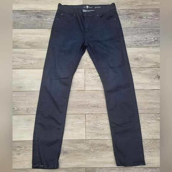 7 For All Mankind Paxton men's dark blue wash jeans - Picture 1 of 11